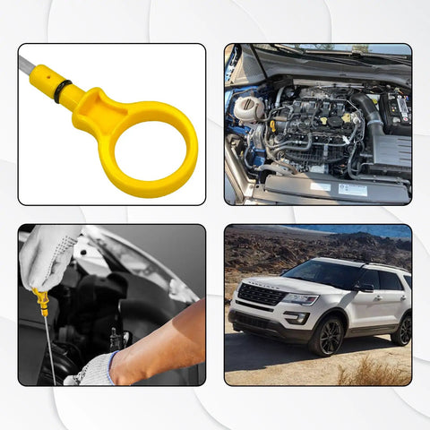 Engine Oil Dip Stick Replacement CJ5Z-6750-A for Accurate Oil Level Check Compatible with Ford 2.0L Models