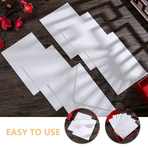 Bulk White B6 Card Envelopes 50 Pack Self Sealing 15.7 X 10.6 Cm For Wedding Invitations Mailing And Party Supplies
