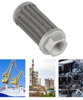 Nan Hydraulic Suction Strainer Stainless Steel Mesh Fuel Filter for truck hydraulics displayed with industrial backgrounds