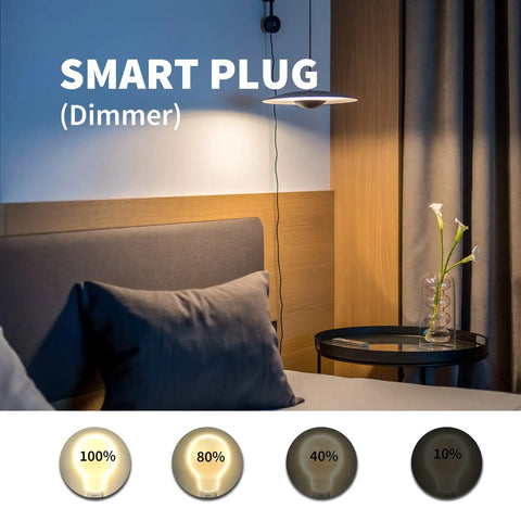 Dimmer Plug With Built In Repeater For Z Wave Smart Home Setup Plug In Outlet That Boosts Hub Range Without The Fuss bedroom setup