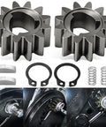 12 Teeth Drive Gear Kit For Lawn Mower Replacement With Keys, Springs, And Clips, Durable 42661-VE2-800 And 42672-VE2-800 Gears