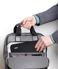 Double Layer Electronic Accessories Organizer Bag for Cables USB Drives and Gadgets fits into backpack pocket