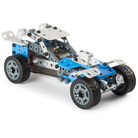 Close-up of 10 In 1 Rally Racer Model Vehicle Building Kit For Kids, STEM Education Toy For Ages 8 And Up, Real Motor Included