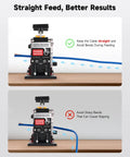 Electric Wire Stripper Machine No-Fuss 7 Channel And 7 Blades For 0.06-1.1 In Wires, 60W Motor cable feeding instruction