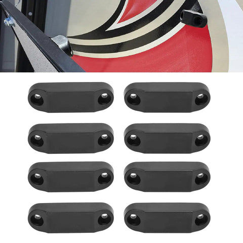 Display of 4 Pairs Magnetic Luggage Door Latch And Holder Kit For RV And Travel Trailer Magnetic Door Catch Black Finish