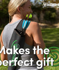 Person using Back Archery Quiver Holder With Adjustable Strap And Belt Clip For Arrows Ideal For Bow Hunting And Target Practice