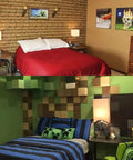 Two themed bedrooms with Lit Up Wall Torch With Battery Or USB Power Pluggable Night Lamp For Wall Or Table Handheld Or Wall Mount Lighting Torch