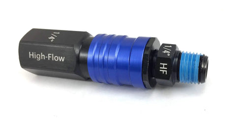 Four Piece High Flow Aluminum Female Coupling Connector Kit With Quick Connect Push To Connect System Delivers Twice The Air Flow Beefy Flow