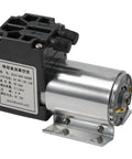 Tough As Nails DC 12V Vacuum Pump with compact design, motor, and ports for efficient gas sampling and smooth operation.