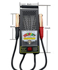Battery Load Tester For 6V And 12V Vehicles And Marine Gear, Alternator Tester With Voltmeter And Alligator Clips, Checks Battery Health, Starter Current, And Charging System Across Cars, RVs, Motorcycles, ATVs, Boats, 6V-12V handheld unit with clamps