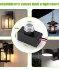 Outdoor Light Sensor Photocell Auto On Off 120 to 277 Volt Dusk to Dawn Switch for Exterior Lighting compatibility display