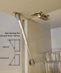 100N soft close cabinet gas struts installed in cabinet