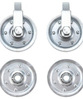 Garage Door Cable And Pulley Kit With 2 Pairs Of Galvanized Aircraft Cables And 4 Heavy Duty 3 Inch Pulley Sheaves Built Tough