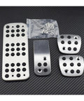 Upgrade Your Ride With Street Tough Clutch And Accelerator Pedal Pads For Peugeot 206 Cars demanding hardcore grip and heavy duty build crafted from solid aluminum.