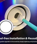 8 Pack Rubber Water Bottle Seal Replacement For FreeSip 19oz 24oz 25oz 32oz 40oz Lids Gaskets O Ring Set Silicone BPA Free Leak Proof Direct Replacement For Leaky Or Worn Seals; silicone gasket on bottle lid