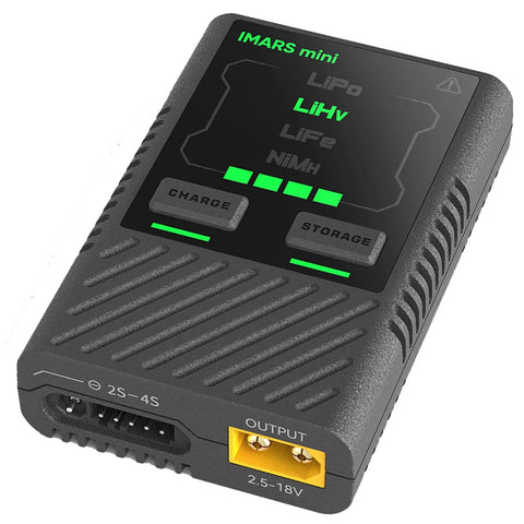 Imars Mini G Tech Charger With 65W Type C PD Adapter for LiPo LiFe LiHV 2 4S and NiMH 2 12S Smart Auto Charging 60W Output