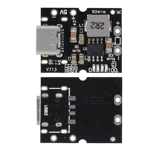 Type C USB Boost Converter Module Pack Six Pieces 5V 2A Output Boost Up Power Must Have Charge Discharge Integrated Board