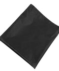 Folded Tough as Nails Forklift Cover 210D Oxford Fabric Universal Fit Up To 8000 lbs, black breathable material