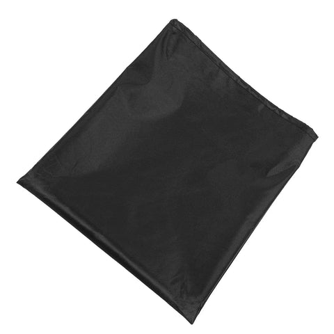 Folded Tough as Nails Forklift Cover 210D Oxford Fabric Universal Fit Up To 8000 lbs, black breathable material
