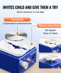 Awesome Mini Pottery Wheel Kit For Kids And Beginners with Turntable and Removable Basin shown.