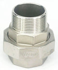 One And A Half Inch BSP Female To Male 304 Stainless Socket Union Pipe Fitting Connector For Plumbing, Built To Last, Corrosion Resistant