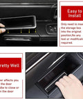 Ram 1500 Door Side Organizer Tray 4 Piece Set With White Line Mats For Left Hand Drive Models installation view