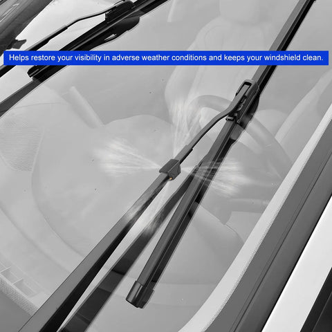 Four Pack Front Windshield Washer Nozzles With Four Holes Nylon Spray 4 Way Auto Windscreen Wiper Jet Sprayer Replacement