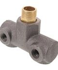 4 Way Pneumatic Fitting Air Compressor Mounting Bracket Cast Iron Cross Adapter With Reliable Sealing And Multi Directional Connections