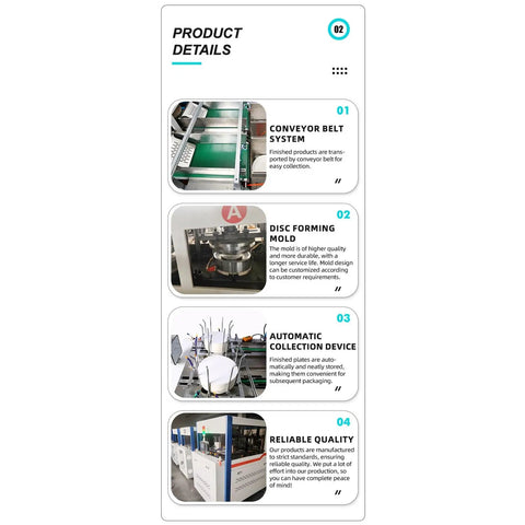 Fully Automatic Paper Plate Making Machine For Lightning Fast Production And Stable Output With Multi Mold Support Ideal For Catering Supply Manufacturers And High Volume Food Service Ops, conveyor belt system