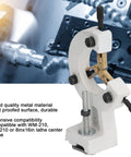 Top Shelf Steady Rest For Wm 210 And Mx 210 Mini Lathes, metal workpiece stabilizer with brass jaws and cast iron base.