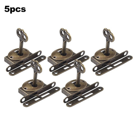 Set Of Five Antique Furniture Locks For Cabinets And Drawers With Old School Vibe Vintage Wood Box Lock With Key Retrofit