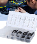 Beefy 300 Piece E Clip Kit External Retaining Rings Set 2 To 32mm in plastic case with maintenance scene