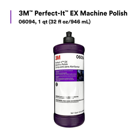 3M Perfect-It EX Machine Polish, 1 qt bottle, purple cap, for auto finishes
