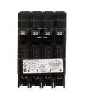 Triple Circuit Breaker Plug-In Kit 20 Amp Double Pole Plus Two 20 Amp Single Poles, 120V, Space Saving Half Inch Frame, UL Listed