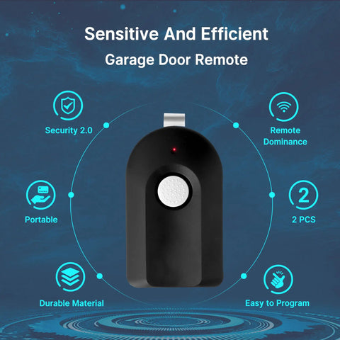 2 Pack 390MHz Intellicode Garage Door Opener Remote Replacement Compatible With ACSCTG Type 1 Type 2 GIT 1 1 Button shown