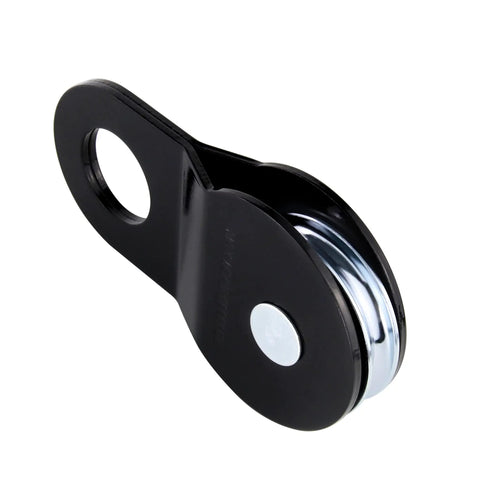 8 Ton Winch Snatch Block Beast Mode Towing Pulley With 17,600 Lbs Capacity For Offroad Recovery, black steel pulley