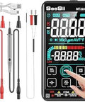 Touchscreen Digital Multimeter With 10000 Counts TRMS AutoRanging Voltmeter for AC DC readings with probes and USB cable