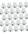 Stainless Steel Skate Wheel Bearing Spacers and Inline Skate Side Plugs Pack of 50 Rustproof Easy to Install and Remove Replace Old or Broken Plugs