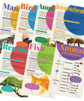 7 Poster Animal Groups Set For Science Classroom Learning Mammals Birds Amphibians Invertebrates Reptiles Fish And Biological Kingdom Classification 12 By 18 Inches Made In USA Perfect K12 Kid Friendly Teacher Decor