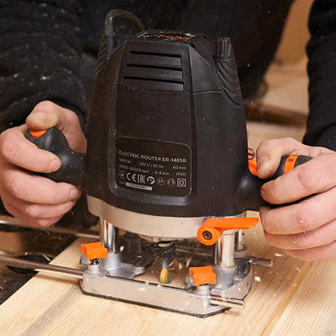 Using a dovetail router with Six Size Dovetail Router Bit Set With 1/4 Inch Shank For Boxes Drawers And Chests Includes 1/4 3/8 1/2 5/8 3/4 And 7/8 Inch Cutting Diameters Built Tough C3 Carbide Bits Heat Treated For Maximum Woodworking Longevity