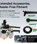 208cc Carburetor Kit For Briggs Stratton XR950 OHV Horizontal Engine 950 Series 130G32 6HP Replacement Easy Install Parts