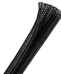 One Half Inch F6 Split Braided Sleeving 100 Feet Total Black Wire Harness Sleeve With Side Entry And 25 Percent Overlap