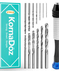 26 Pcs Pin Vise Hand Drill Set For Jewelry Making And DIY Projects, Precision Micro Drill Kit With 0.8-3.0mm Bits Including 1mm