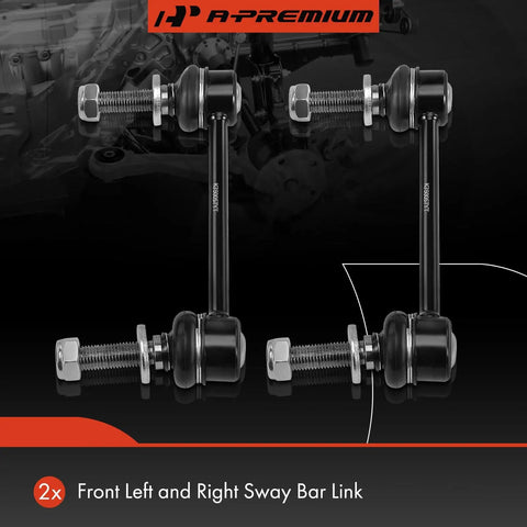 Front Sway Bar Link Set For Cadillac CTS 2008-2014 AWD And Non AWD SRX 2004-2009 STS 2005-2011 Front Left And Right Stabilizer
