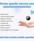 Sleek Pocket Spy Camera Delivering Crisp 4K HD Footage With Smooth Live Audio Feed And Solid Infrared Night Vision For Your Legit Home Security Monitoring shown with hand demonstrating features.