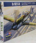 Box cover of Ta 152C-0 Fighter Aircraft 1/48 Scale Kit With Dope Photo-Etch Details showing illustrated fighter in flight