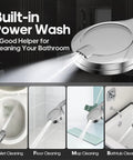 High Pressure Handheld Shower Head With 10 Modes And An Extra Long 80 Inch Stainless Steel Hose, Detachable