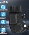 Honda Left Front Driver Side Power Door Lock Actuator Replacement For CR V Civic Accord Element Odyssey Pilot RSX 2001 Through 2011 Fits Two Door Cars shown with icons indicating features