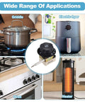 Temperature Control Switch 250V 25A Capillary Thermostat For Ovens Fryers Refrigerators And Heaters 60-200C Range 0.7m Capillary Easy Install Durable Kitchen Equipment Controller used in oven, fryer, heater and griddle