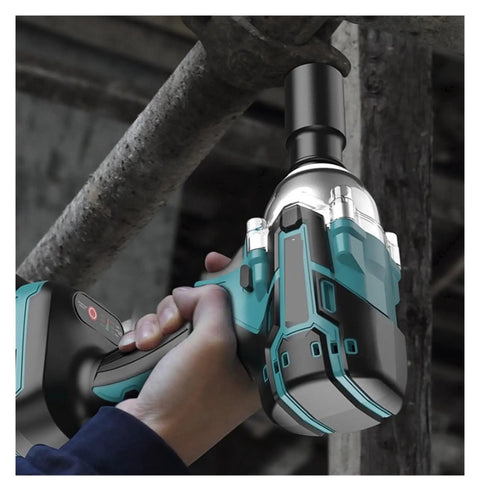 Gangsuqd Brushless Impact Wrench Super High Torque Cordless Rechargeable Electric Power Tool For Tire Repair Truck RV Car Home Use Ergonomic Grip Long Lasting Motor Lightweight Design
